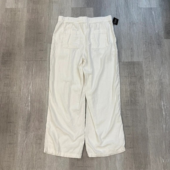 Gap White Linen Pants - Size Large - Picture 3 of 4